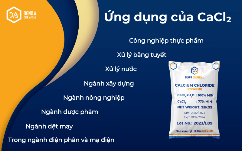 Tính chất vật lý, hóa học của CaCl2